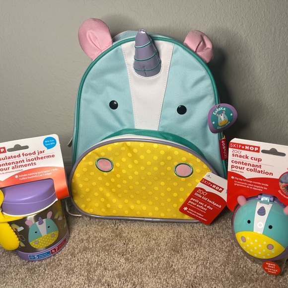 New SkipHop Eureka backpacks Snack cup and insulated food jar bundle - Picture 9 of 16